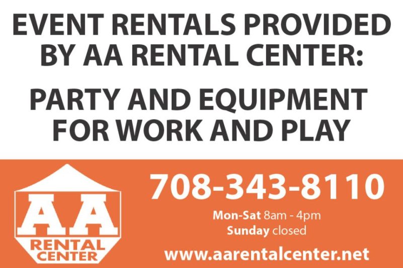 Client provided flyer for $20 discount from AA Rental.